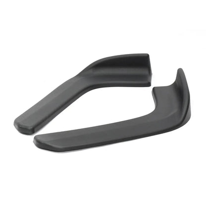 Set 2 buc. aripioare Racing, prelungire bara tuning din plastic culoare neagra-5