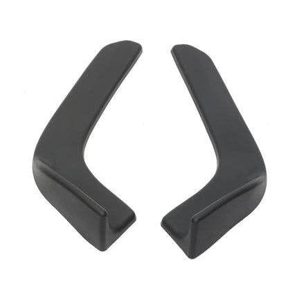 Set 2 buc. aripioare Racing, prelungire bara tuning din plastic culoare neagra-6