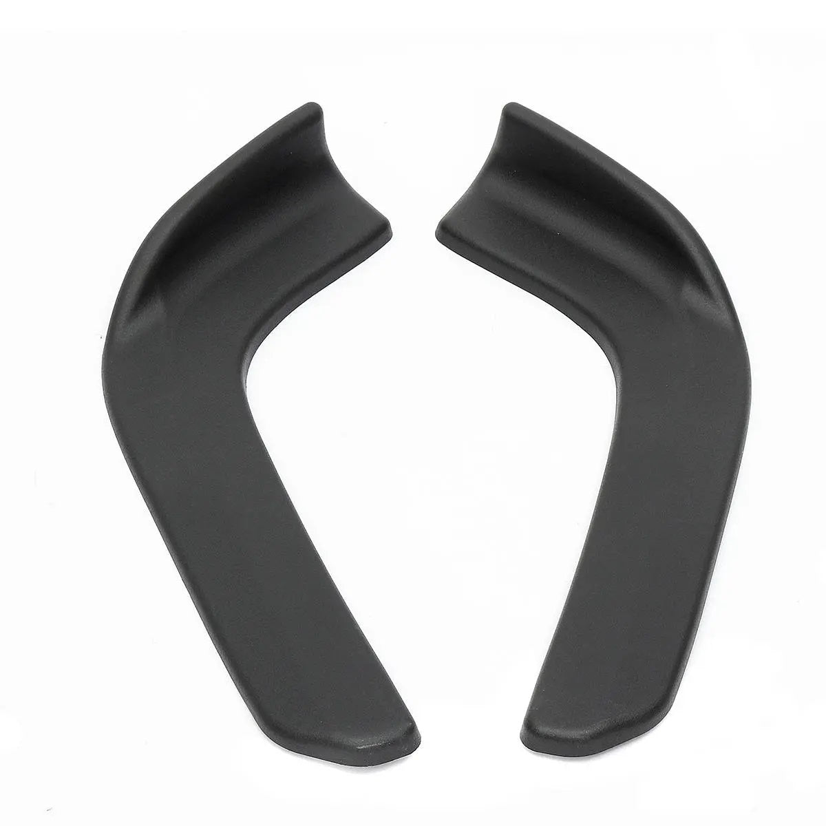 Set 2 buc. aripioare Racing, prelungire bara tuning din plastic culoare neagra-9