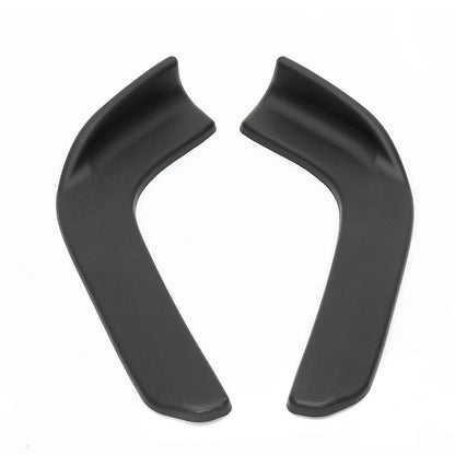 Set 2 buc. aripioare Racing, prelungire bara tuning din plastic culoare neagra-9