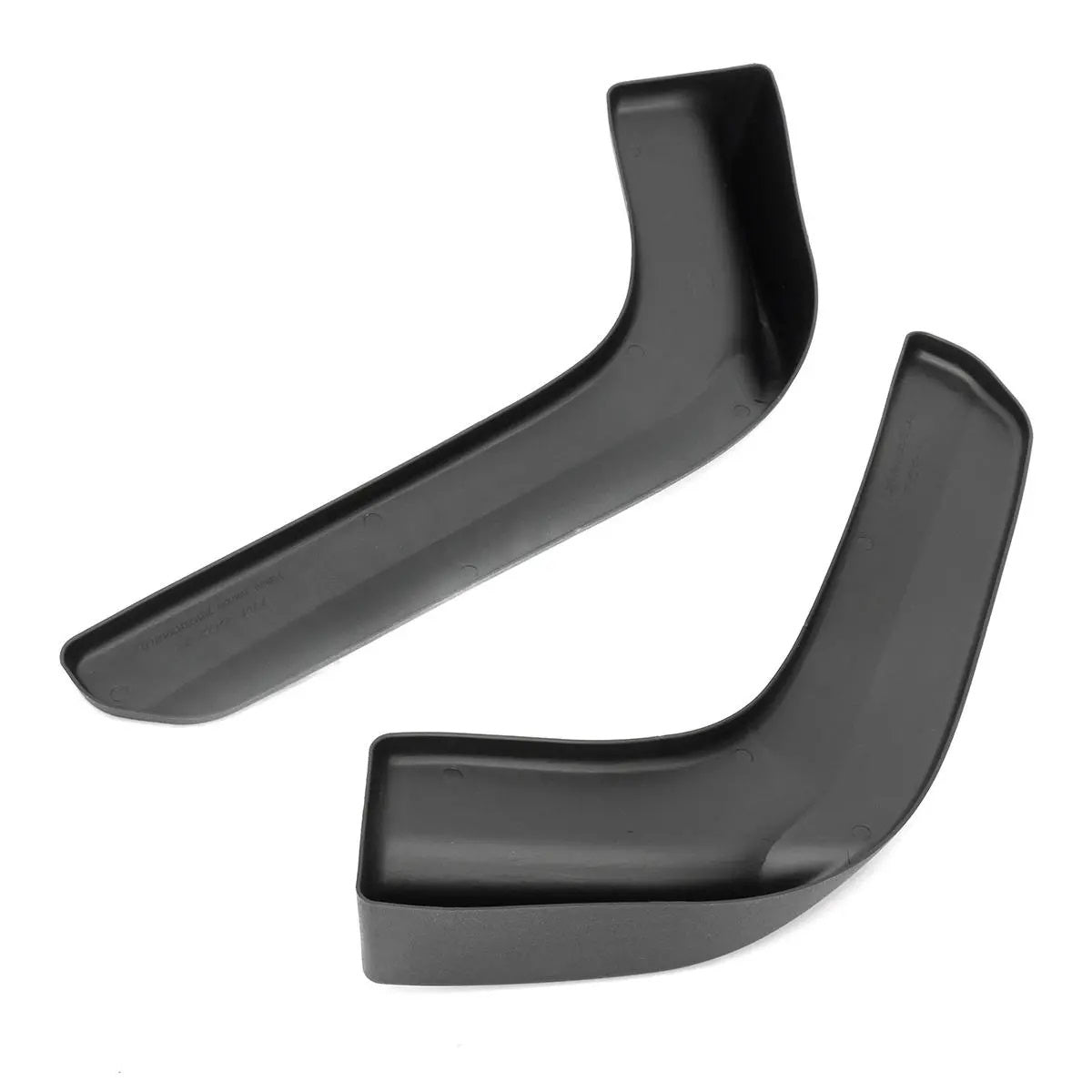 Set 2 buc. aripioare Racing, prelungire bara tuning din plastic culoare neagra-10