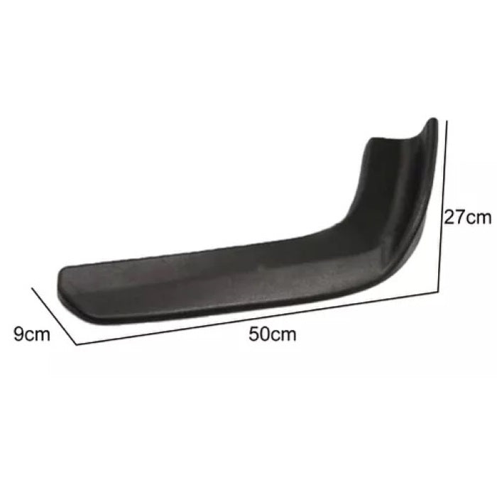 Set 2 buc. aripioare Racing, prelungire bara tuning din plastic culoare neagra-8