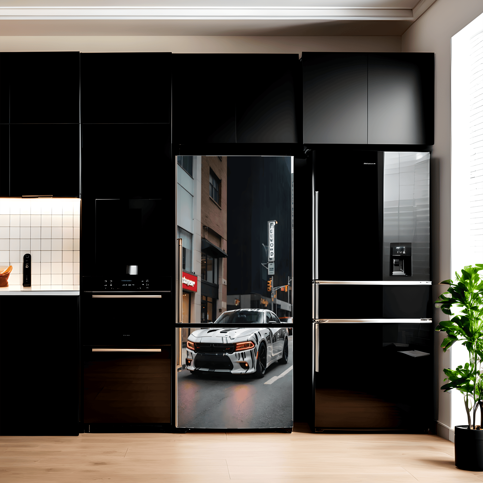 Folie imprimata color pentru decor Frigider, dimensiune 200 x 90cm, model_ AVX-FR04-0
