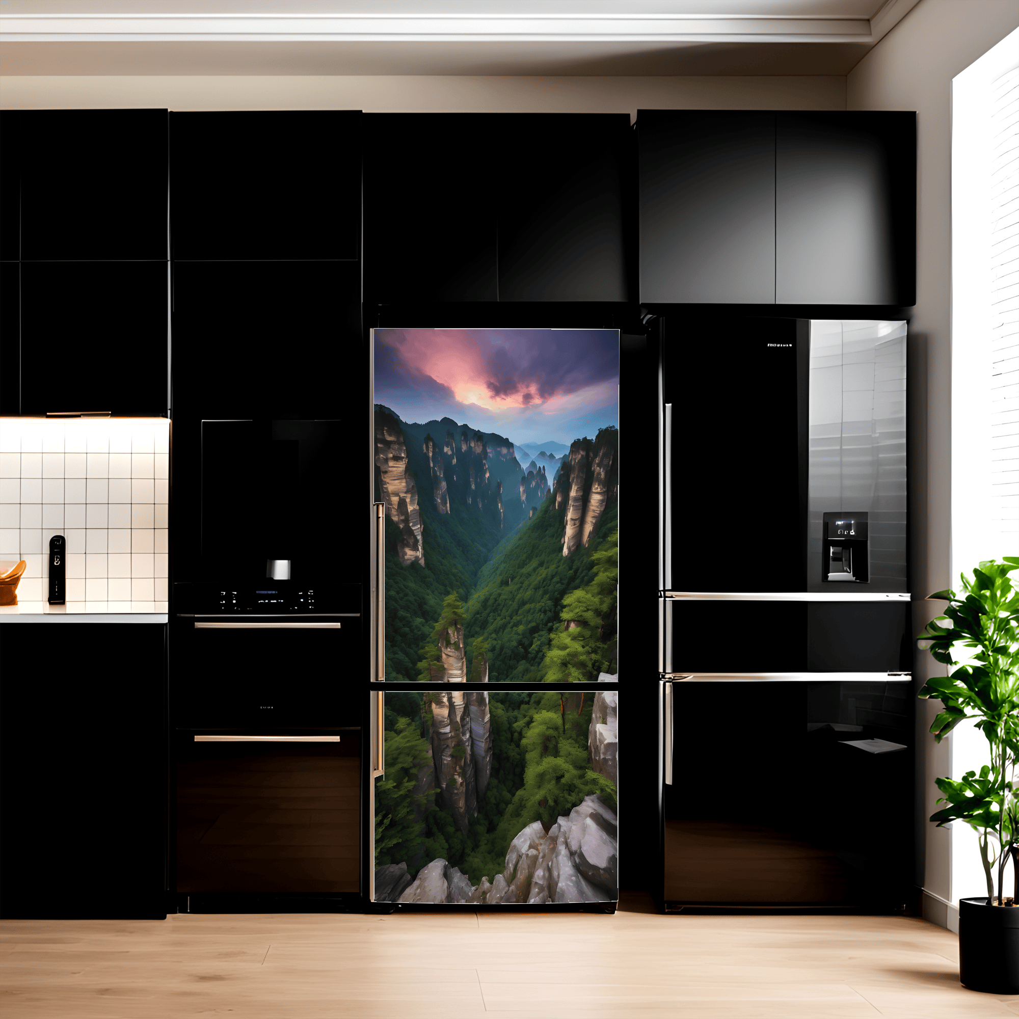 Folie imprimata color pentru decor Frigider, dimensiune 200 x 90cm, model_ AVX-FR11-0