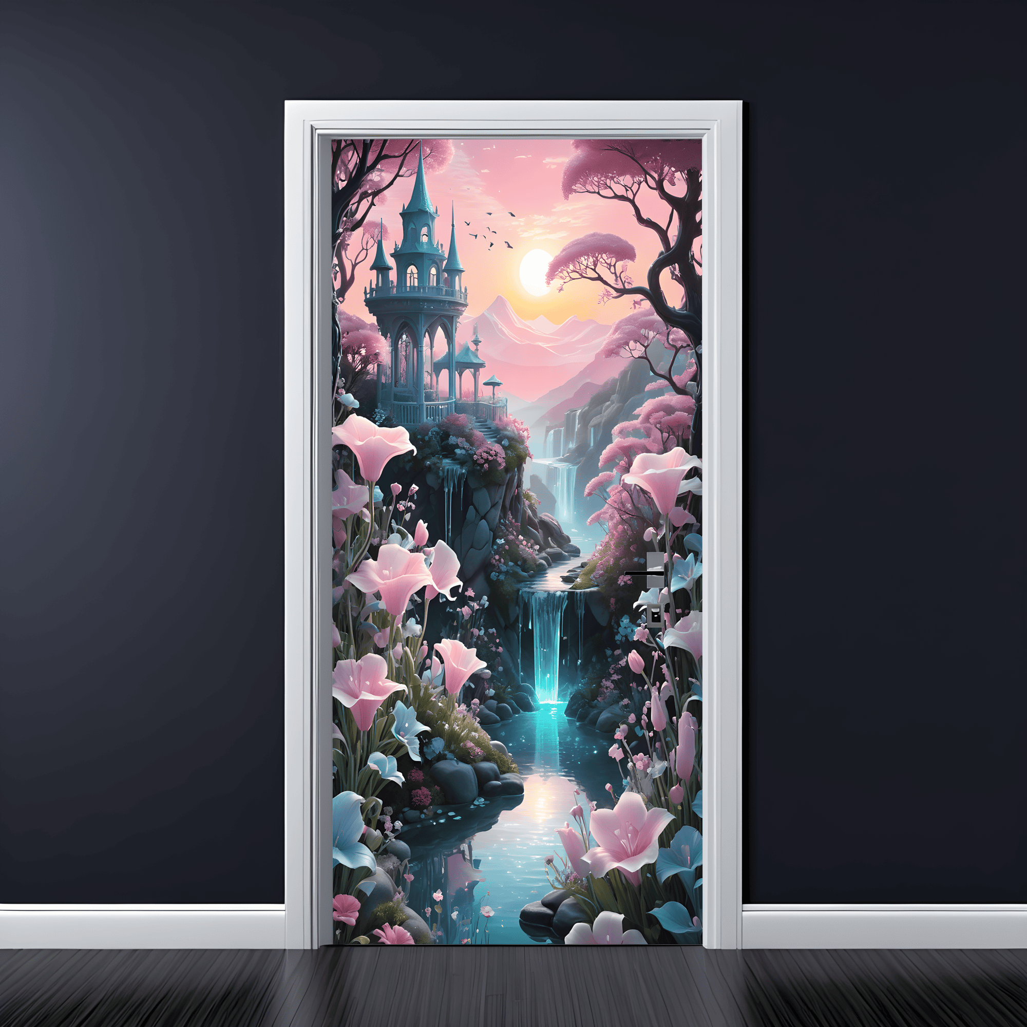 Folie imprimata color pentru decor Usa, dimensiune 200 x 90cm, model_ AVX-DR13-0