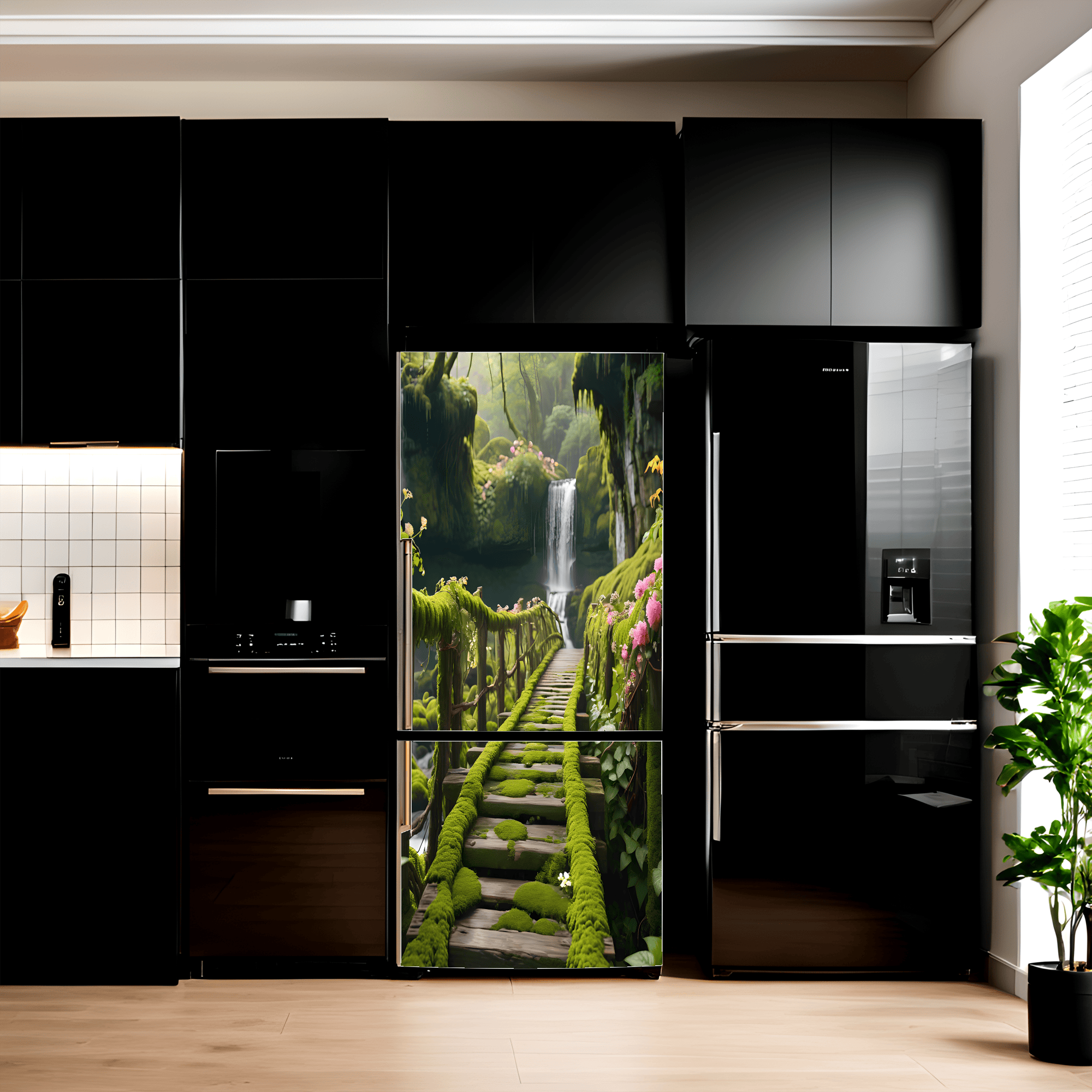 Folie imprimata color pentru decor Frigider, dimensiune 200 x 90cm, model_ AVX-FR25-0