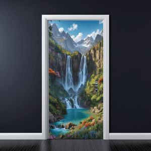 Folie imprimata color pentru decor Usa, dimensiune 200 x 90cm, model_ AVX-DR27-0