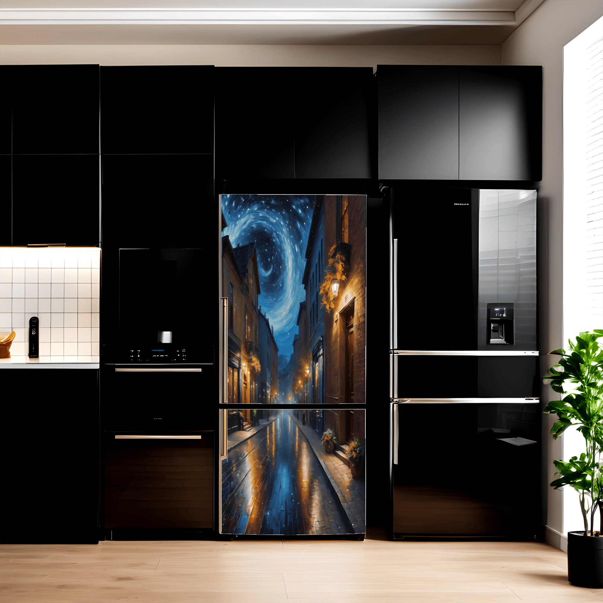 Folie imprimata color pentru decor Frigider, dimensiune 200 x 90cm, model_ AVX-FR30-0