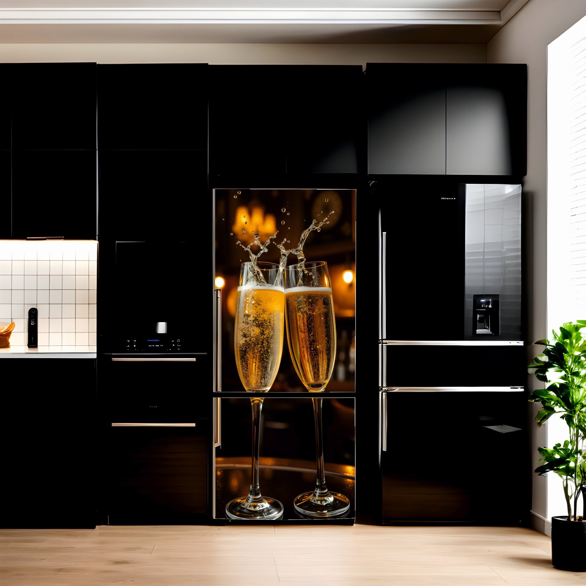 Folie imprimata color pentru decor Frigider, dimensiune 200 x 90cm, model_ AVX-FR32-0