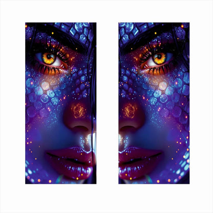 Set 2 stickere decorative pentru stalpii usilor, print autoadeziv de inalta rezolutie, dimensine 2 buc x 50 x 22 cm , cod_ AVX-SSU-03-1