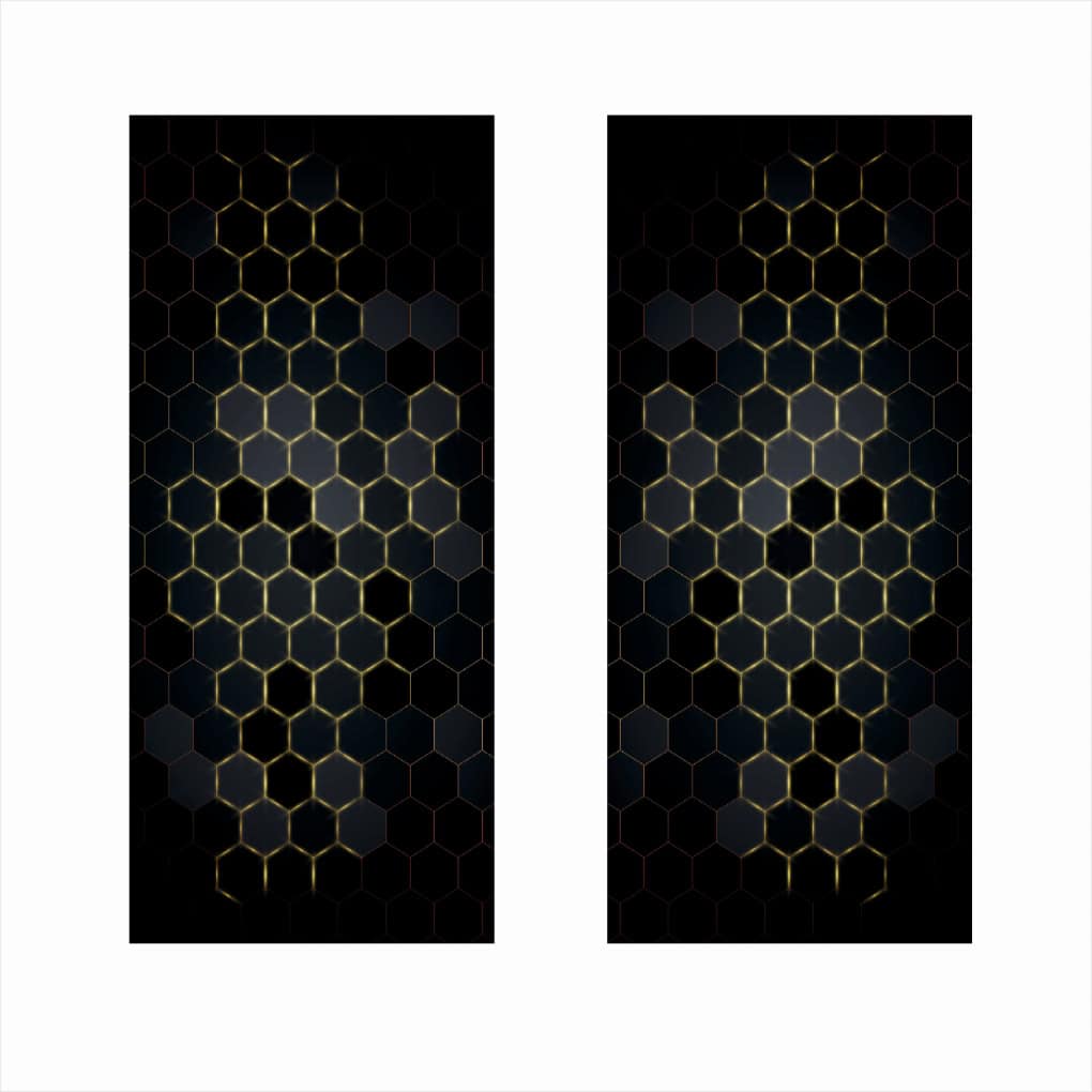 Set 2 stickere decorative pentru stalpii usilor, print autoadeziv de inalta rezolutie, dimensine 2 buc x 50 x 22 cm , cod_ AVX-SSU-04-1
