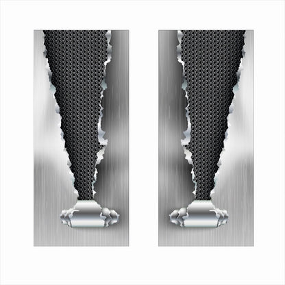Set 2 stickere decorative pentru stalpii usilor, print autoadeziv de inalta rezolutie, dimensine 2 buc x 50 x 22 cm , cod_ AVX-SSU-06-1