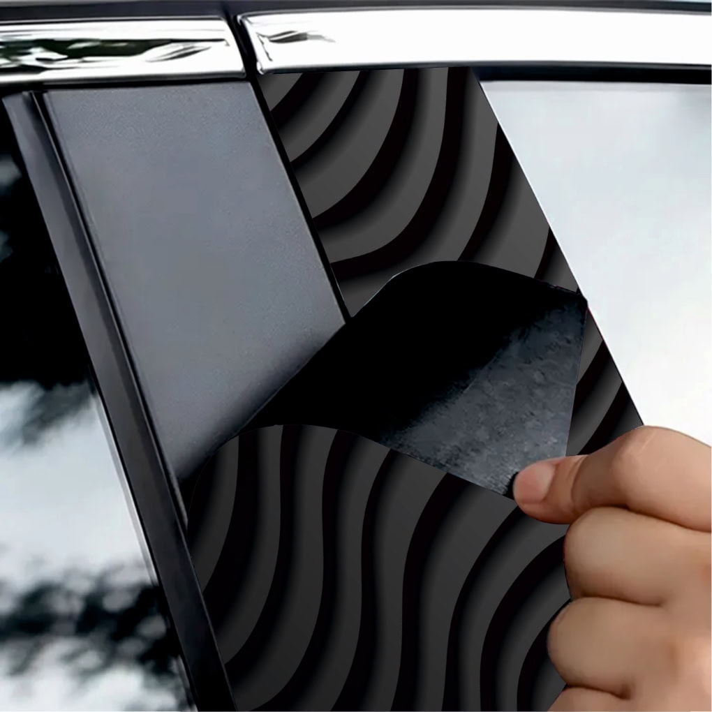 Set 2 stickere decorative pentru stalpii usilor, print autoadeziv de inalta rezolutie, dimensine 2 buc x 50 x 22 cm , cod_ AVX-SSU-07-2