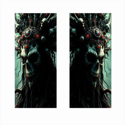 Set 2 stickere decorative pentru stalpii usilor, print autoadeziv de inalta rezolutie, dimensine 2 buc x 50 x 22 cm , cod_ AVX-SSU-13-1