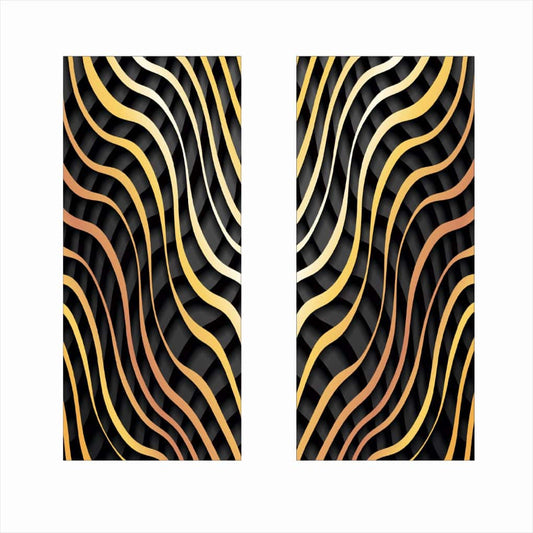 Set 2 stickere decorative pentru stalpii usilor, print autoadeziv de inalta rezolutie, dimensine 2 buc x 50 x 22 cm , cod_ AVX-SSU-14-1