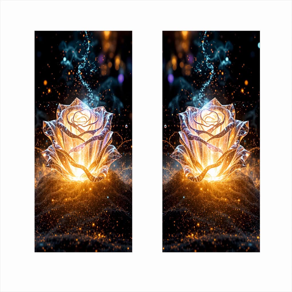 Set 2 stickere decorative pentru stalpii usilor, print autoadeziv de inalta rezolutie, dimensine 2 buc x 50 x 22 cm , cod_ AVX-SSU-17-1
