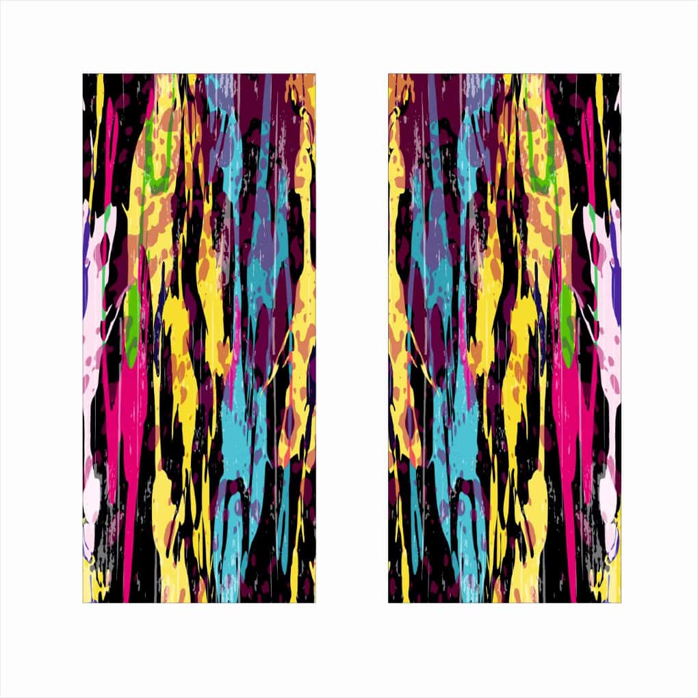 Set 2 stickere decorative pentru stalpii usilor, print autoadeziv de inalta rezolutie, dimensine 2 buc x 50 x 22 cm , cod_ AVX-SSU-19-1