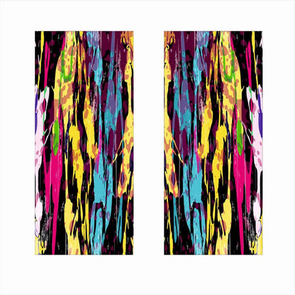 Set 2 stickere decorative pentru stalpii usilor, print autoadeziv de inalta rezolutie, dimensine 2 buc x 50 x 22 cm , cod_ AVX-SSU-19-1