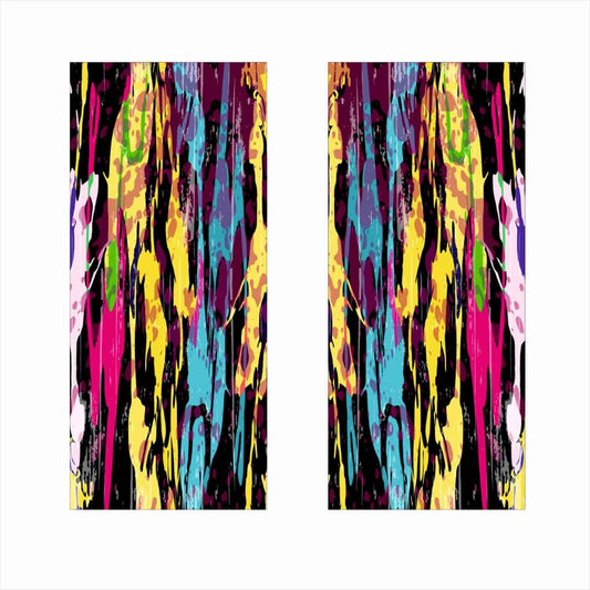 Set 2 stickere decorative pentru stalpii usilor, print autoadeziv de inalta rezolutie, dimensine 2 buc x 50 x 22 cm , cod_ AVX-SSU-19-1