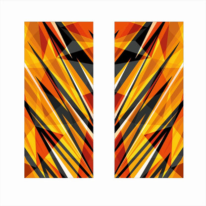 Set 2 stickere decorative pentru stalpii usilor, print autoadeziv de inalta rezolutie, dimensine 2 buc x 50 x 22 cm , cod_ AVX-SSU-23-1
