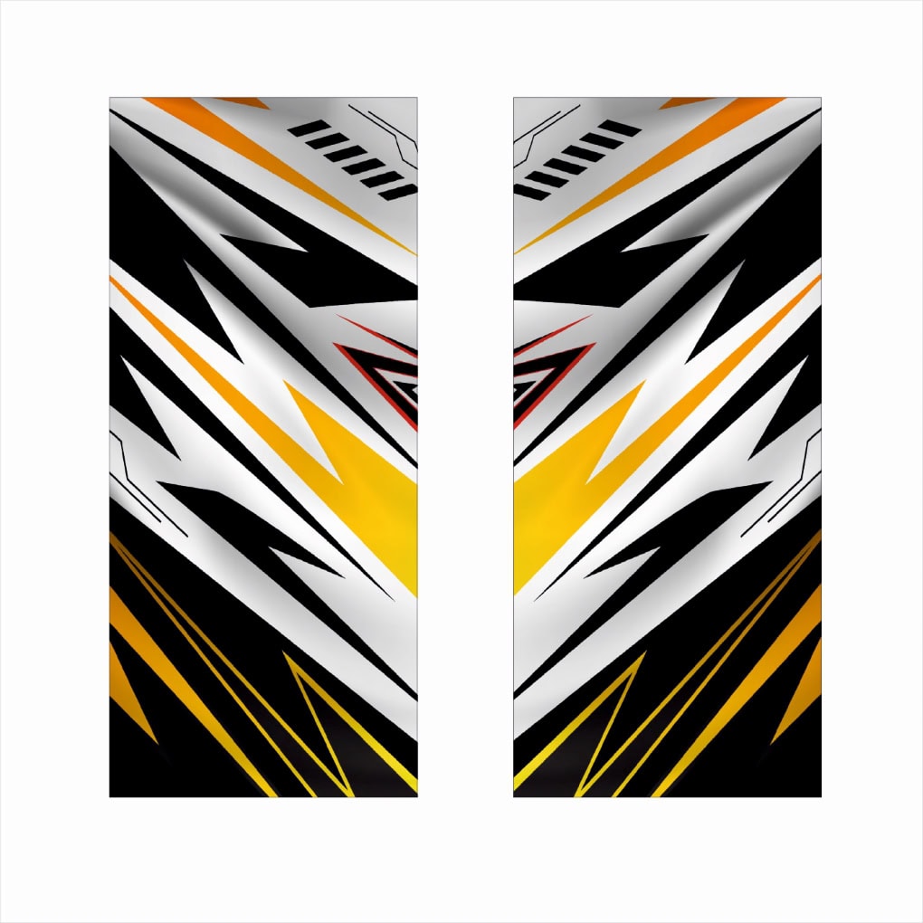 Set 2 stickere decorative pentru stalpii usilor, print autoadeziv de inalta rezolutie, dimensine 2 buc x 50 x 22 cm , cod_ AVX-SSU-24-1