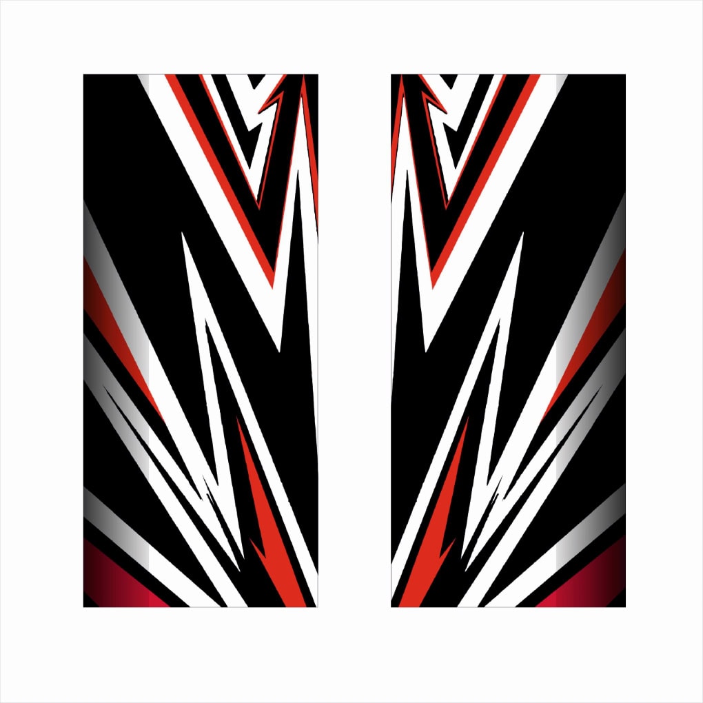 Set 2 stickere decorative pentru stalpii usilor, print autoadeziv de inalta rezolutie, dimensine 2 buc x 50 x 22 cm , cod_ AVX-SSU-29-1