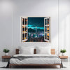 Folie imprimata color pentru decor perete locuinta, dimensiune 125 x 110cm, model_ VIEW TO HAVEN 07-0