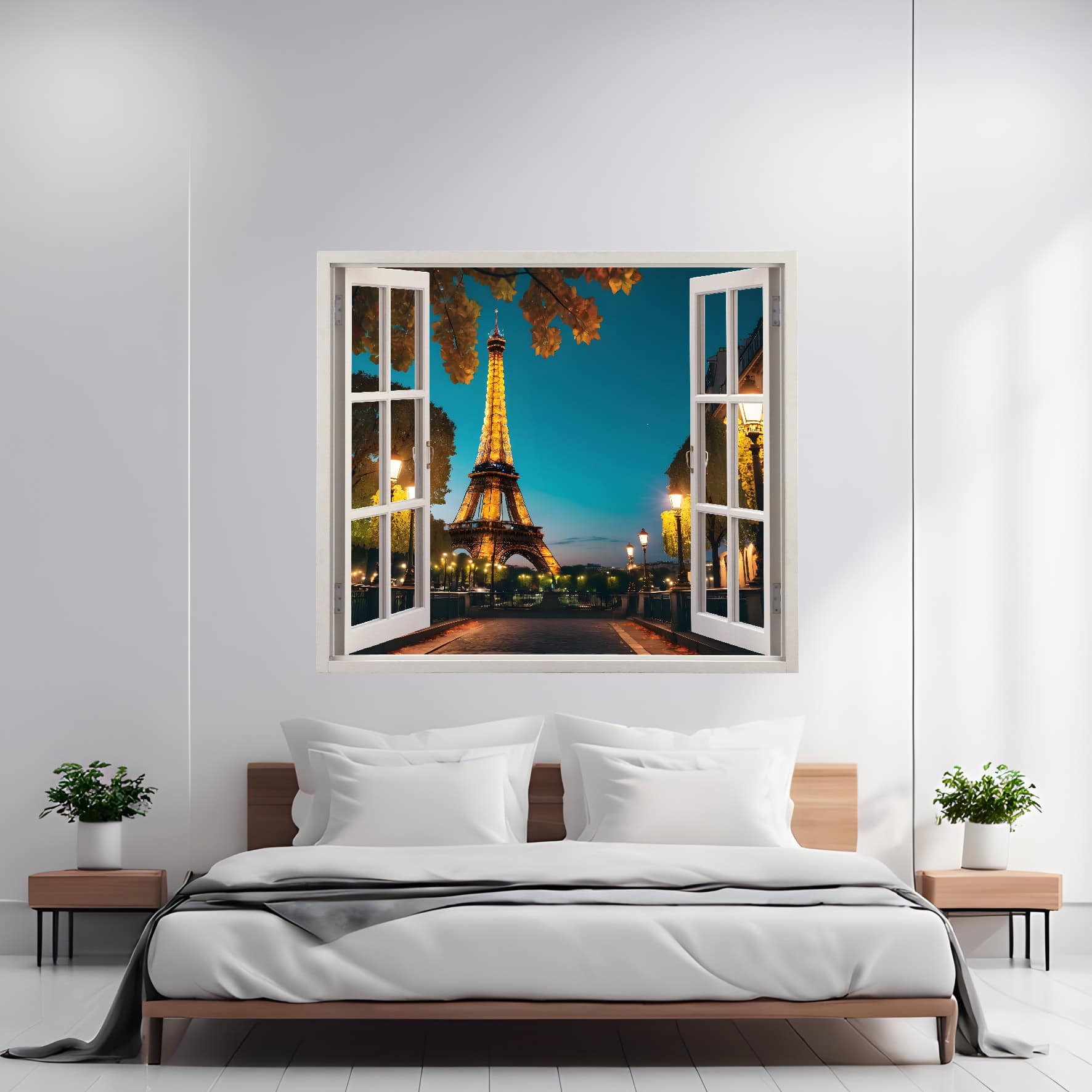 Folie imprimata color pentru decor perete locuinta, dimensiune 125 x 110cm, model_ VIEW TO HAVEN 26-0