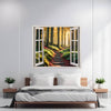 Folie imprimata color pentru decor perete locuinta, dimensiune 125 x 110cm, model_ VIEW TO HAVEN 37-0
