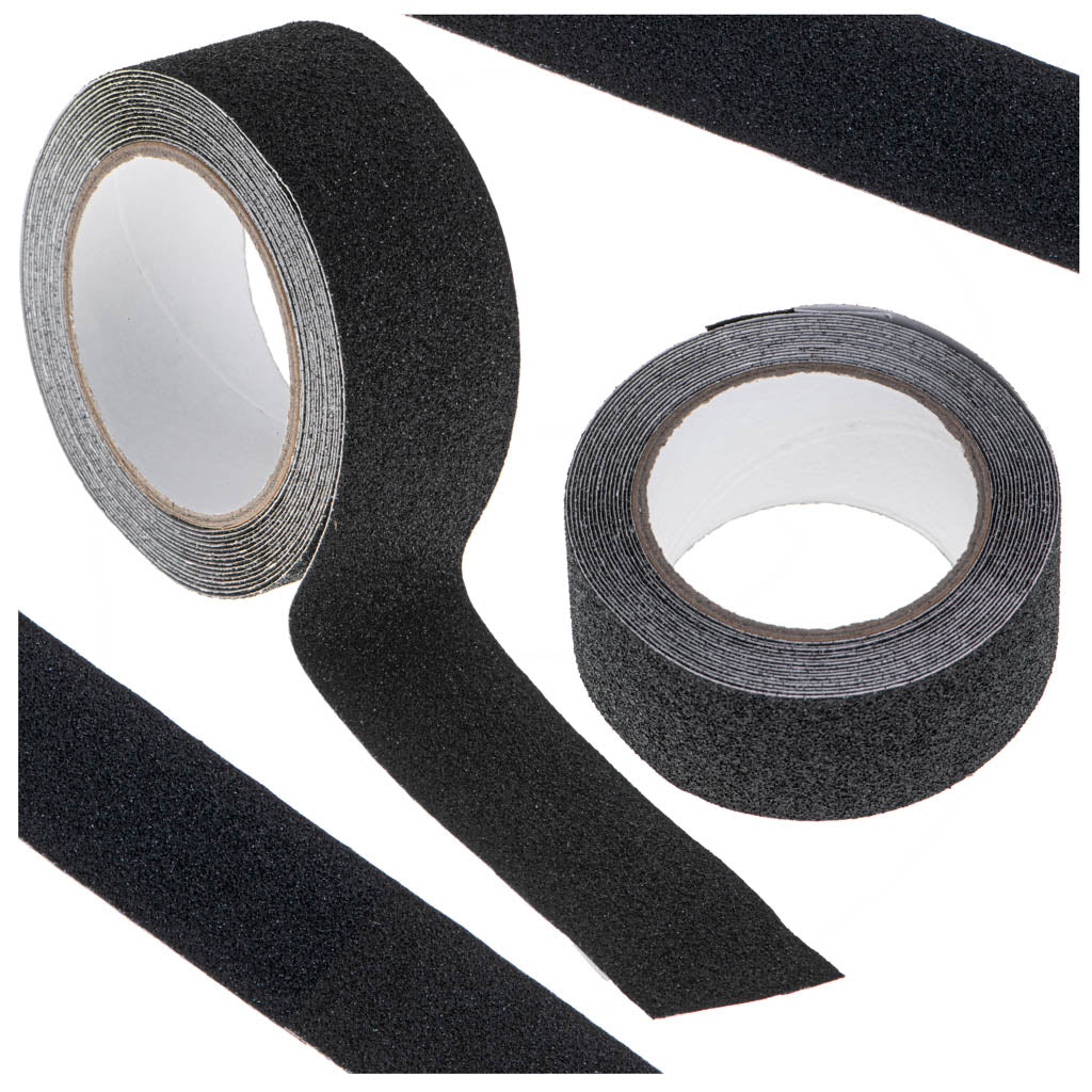 Banda de protectie Anti-Alunecare, autoadeziva, culoare Negru, dimensiune 5m x 5cm-0