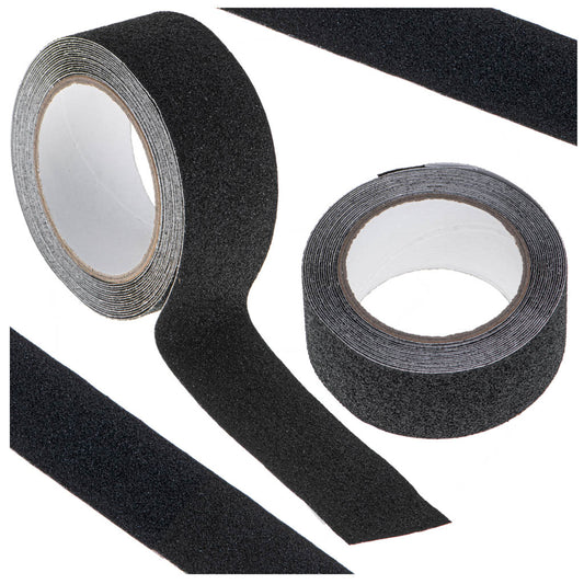 Banda de protectie Anti-Alunecare, autoadeziva, culoare Negru, dimensiune 5m x 5cm-0