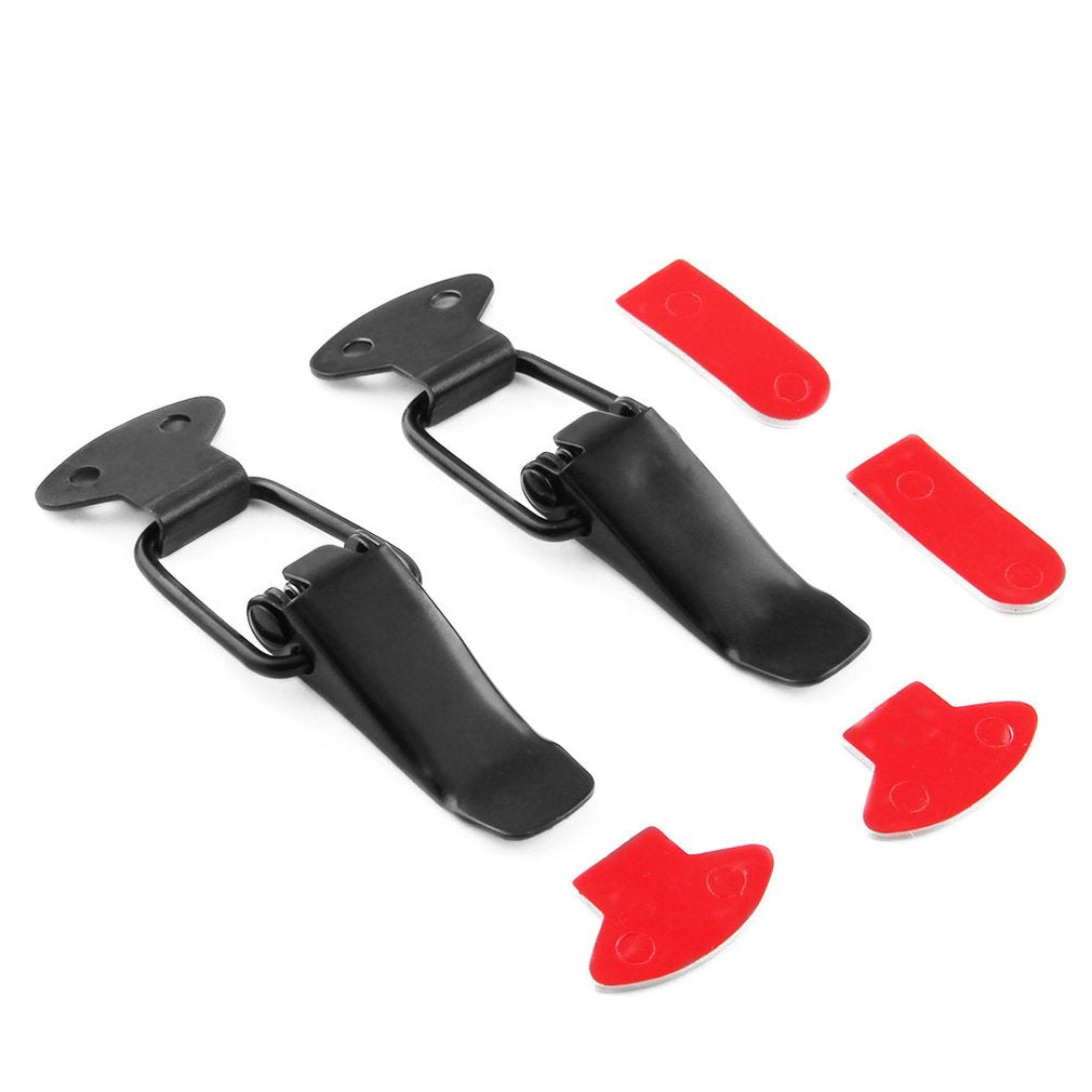 Set clipsuri pentru capota, 57 mm, culoare neagra-2