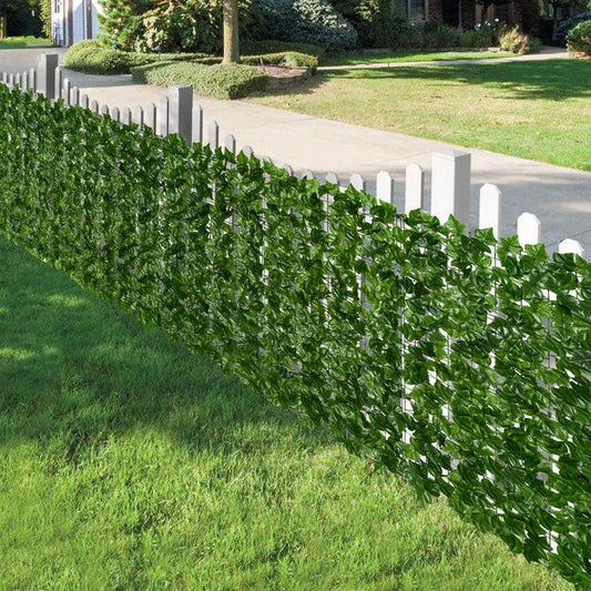 Gard Artificial Verde cu Frunze Iedera 300x50cm - Protecție Vânt și Soare