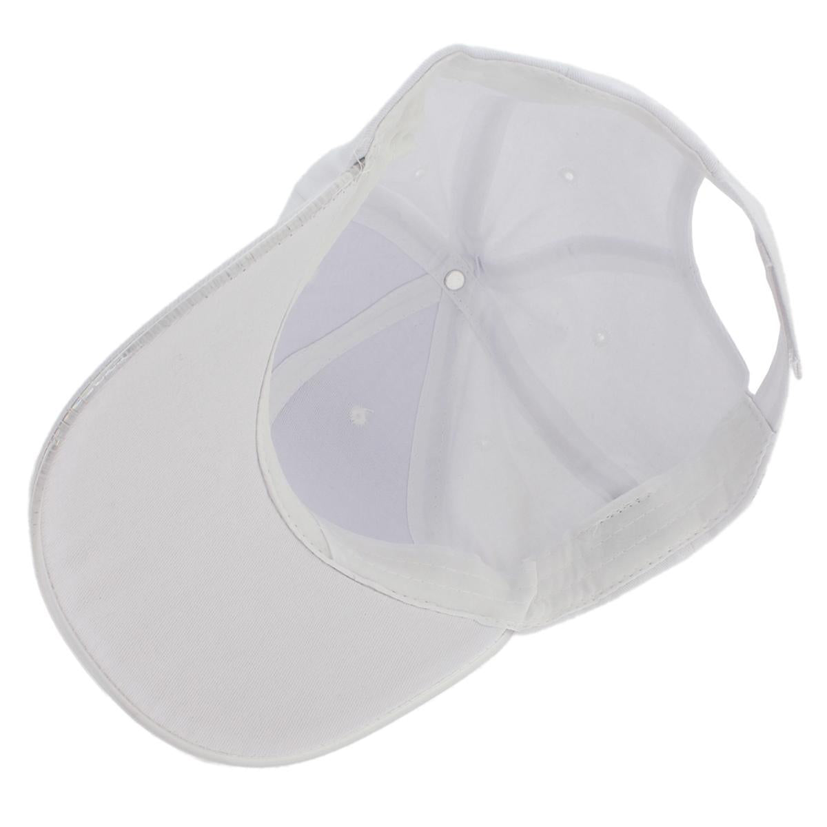 Sapca de tip baseball, cu cozoroc iluminat RGB, culoare Alba, marime universala, reglabila-2