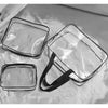Set 3 organizatoare de cosmetice, transparente, ideale pentru calatorii-0