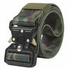 Curea Tactica pentru pantaloni, culoare Camuflaj cu catarama Neagra-0