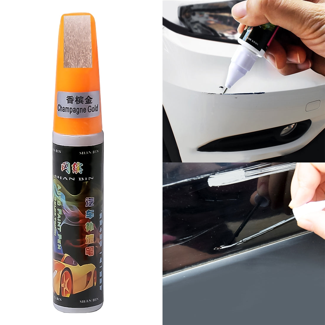 Corector zgarieturi vopsea auto, cantitate 12ml, culoare Auriu-0