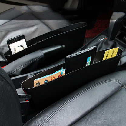 Set 2 organizatoare auto de tip "buzunar", montaj intre scaun si consola centrala, dimensiune 35 x 11 cm-2
