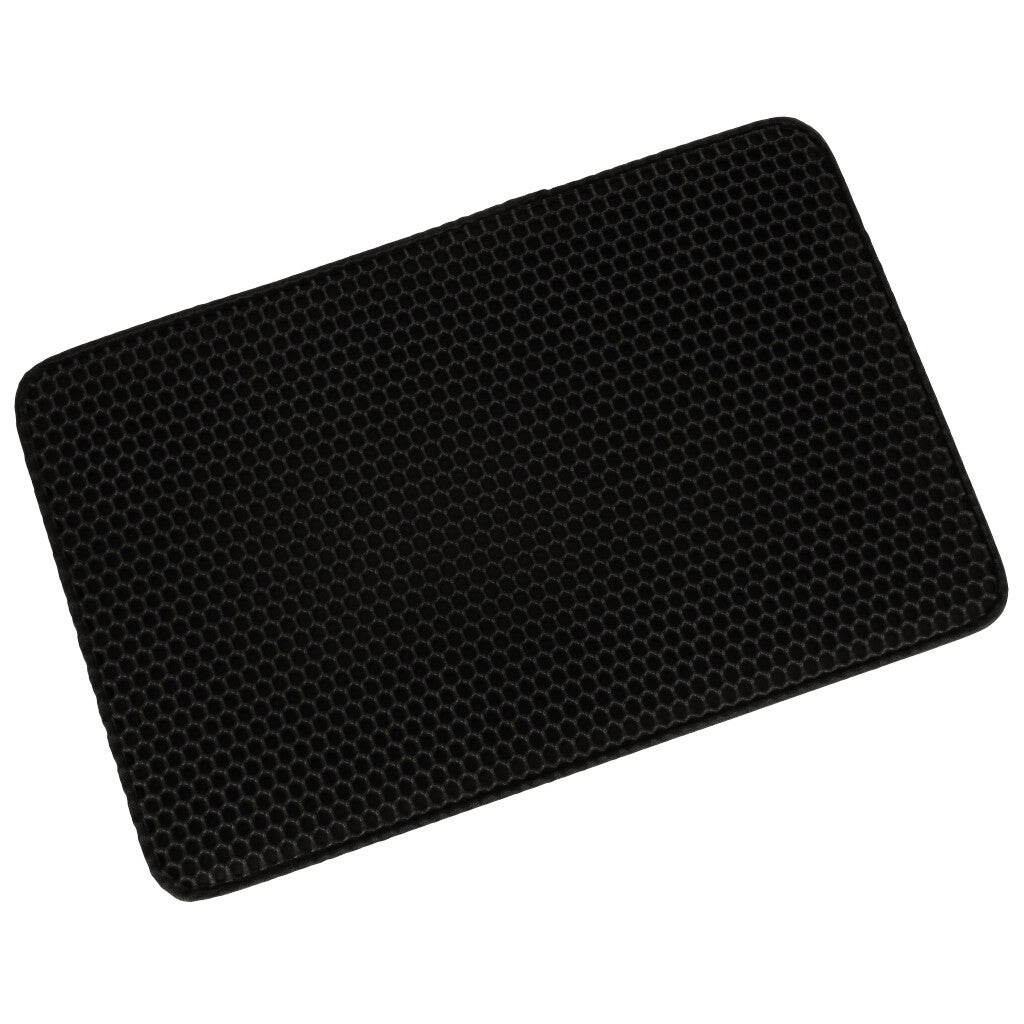 Covoras impermeabil pentru litiera pisici, dimensiune 40 x 60 cm, dublu strat, culoare Neagra-7
