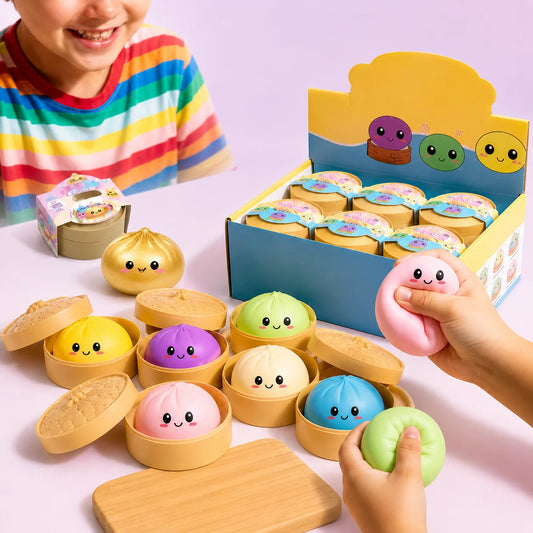 Jucărie Antistres Mystery Squishy Dumpling – Colecționează-le pe Toate! 🥟✨