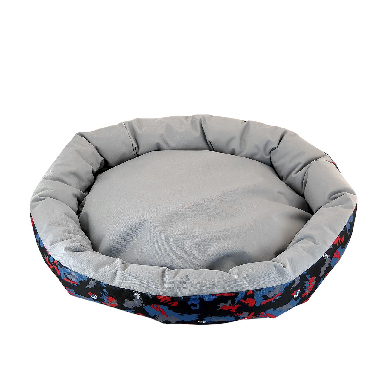 Culcus din material impermeabil pentru caine/pisica, model Camuflaj, 77 cm-0