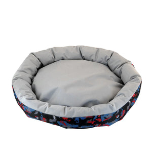 Culcus din material impermeabil pentru caine/pisica, model Camuflaj, 77 cm-0