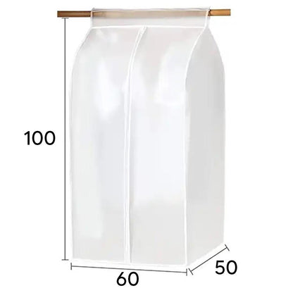 Organizator protectie haine, dimensiune 90 x 60 x 50 cm. culoare transparent, material textil-3