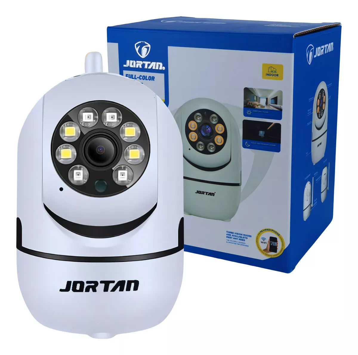 Camera Wireless Jortan Smart Home 1080P, functie Night Vision, detectie miscare, audio bidirectional