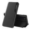 Husa Eco Leather View Case pentru Samsung Galaxy A02s EU, Negru