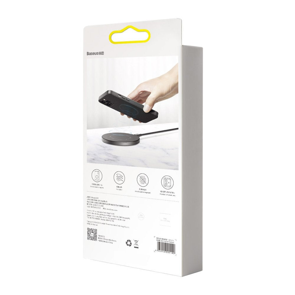 Husa din Piele Eco Baseus Magnetic pentru iPhone 12 Pro Max 6.7" - Negru