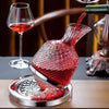 Decantor de Vin Rotativ de Lux - Set Elegant pentru Iubitorii de Vin