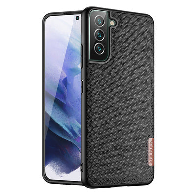 Dux Ducis Fino Case Cover - Material Nylon pentru Samsung Galaxy S22/S22 Plus - Negru