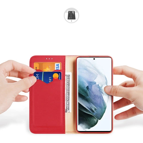 Husă Dux Ducis Hivo pentru Samsung Galaxy S22 Ultra - roșu