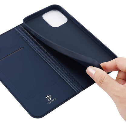 Husă Flip Dux Ducis Skin Pro pentru iPhone 13, Albastră
